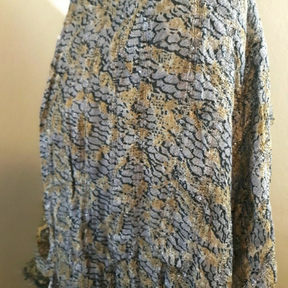 Womens apt 9 snake print multi colored wide scarf - Picture 5 of 5